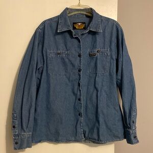 Harley Davidson Women’s Long Sleeve Button Down Shirt